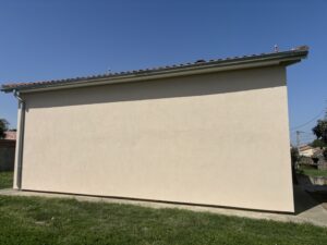 Mur rénové dans le cadre d'une rénovation énergétique par AD VALIDEM.