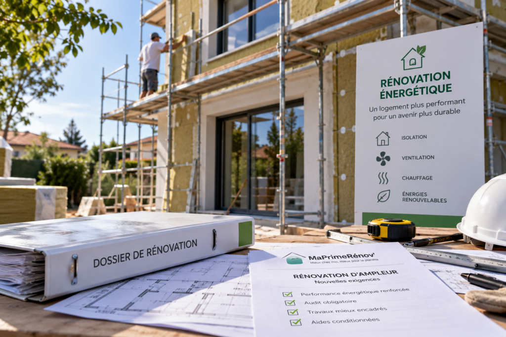 Dossier de rénovation pour un projet de rénovation énergétique AD VALIDEM.