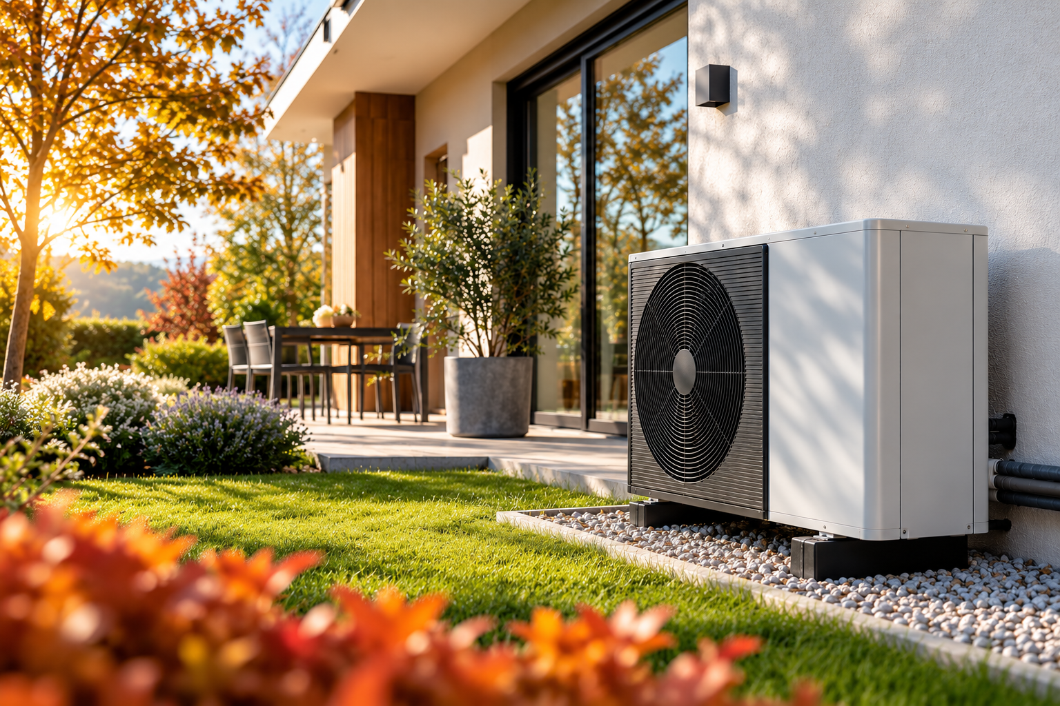 Climatiseur extérieur pour la rénovation énergétique AD VALIDEM.
